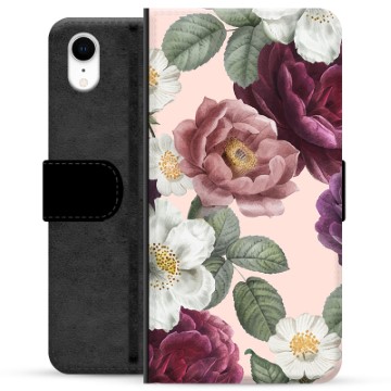 iPhone XR Premium Wallet Case Romantische Bloemen