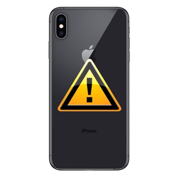iPhone XS Max Batterij Cover Reparatie incl. frame Zwart