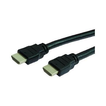 MediaRange HDMI-Kabel MediaRange 1.4 Gold Connector,1,5m,black,Ethernet (MRCS139)