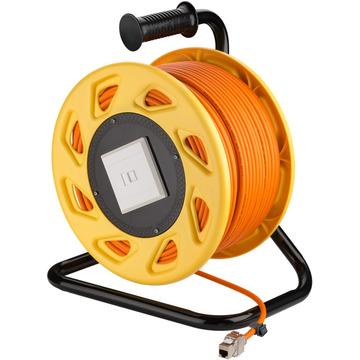 Portable RJ45 Network Cable Reel extension High-quality, shielded, hal