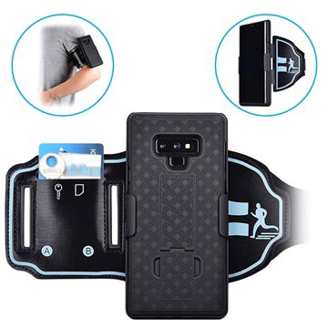 2 In 1 Onzichtbare Samsung Galaxy Note9 Sportarmband Zwart huismerk kopen in de aanbieding