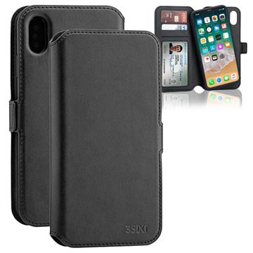 3Sixt Neowallet 2 In 1 Iphone Xr Leren Hoesje Zwart huismerk kopen in de aanbieding