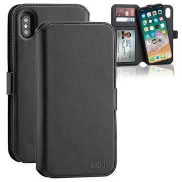 3Sixt Neowallet 2 In 1 Iphone Xs Max Leren Hoesje Zwart huismerk kopen in de aanbieding