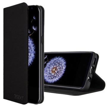 3Sixt Slimfolio Samsung Galaxy S9 Wallet Case Zwart huismerk kopen in de aanbieding