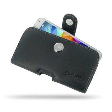 Samsung Galaxy S5 Pdair Horizontale Leren Tas Zwart huismerk kopen in de aanbieding