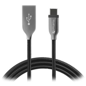 4Smarts Ferrumcord Usb C A Kabel Adapter 05M Zwart huismerk kopen in de aanbieding
