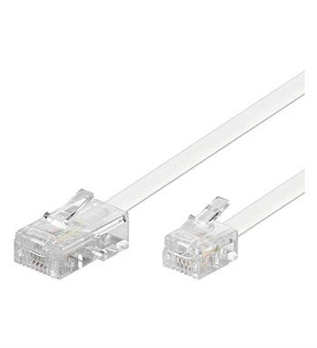 Rj11 Rj45 Telefoon Kabel 6M Wit huismerk kopen in de aanbieding