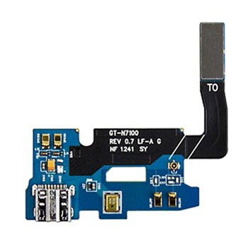 Samsung Galaxy Note 2 N7100 Microusb Board Flexkabel huismerk kopen in de aanbieding