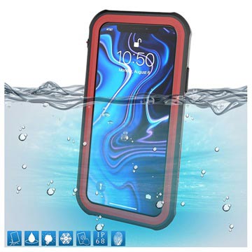 Active Series Ip68 Iphone Xr Waterdicht Hoesje Rood Zwart huismerk kopen in de aanbieding