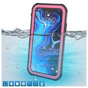 Active Series Ip68 Iphone Xs Max Waterdicht Hoesje Hot Pink Zwart huismerk kopen in de aanbieding