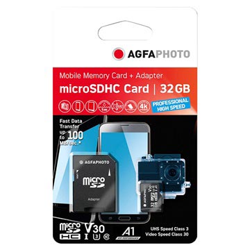 Agfaphoto Professional High Speed Microsdhc Geheugenkaart 10615 32Gb huismerk kopen in de aanbieding