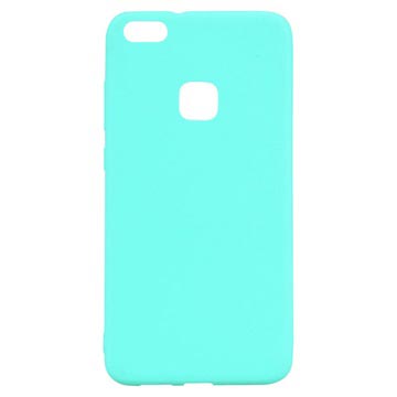 Huawei P10 Lite Anti Fingerprint Matte Tpu Case Cyan huismerk kopen in de aanbieding