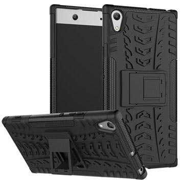 Sony Xperia Xa1 Ultra Anti Slip Hybrid Case Zwart huismerk kopen in de aanbieding