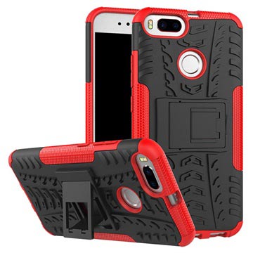Xiaomi Mi A1 Anti Slip Hybrid Case Met Standaard Rood Zwart huismerk kopen in de aanbieding Xiaomi Mi A1 Anti Slip Hybrid Case Met Standaard Rood Zwart huismerk kopen in de aanbieding