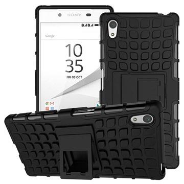 Sony Xperia Z5 Z5 Dual Anti Slip Hybrid Cover Zwart huismerk kopen in de aanbieding