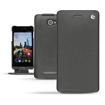Archos 50 Helium 4G Noreve Tradition Lederen Flip Case Zwart huismerk kopen in de aanbieding
