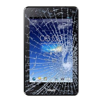 Asus Memo Pad Hd7 Displayglas Reparatie Zwart huismerk kopen in de aanbieding
