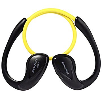 Awei A880Bl In Ear Sports Bluetooth Headset Geel huismerk kopen in de aanbieding
