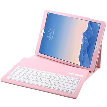 Ipad Pro 129 Bluetooth Toetsenbord Hoesje Roze huismerk kopen in de aanbieding