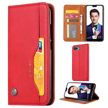 Card Set Serie Huawei Honor 10 Wallet Case Rood huismerk kopen in de aanbieding