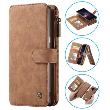 Caseme 2 In 1 Multifunctionele Samsung Galaxy Note9 Wallet Case Bruin huismerk kopen in de aanbieding