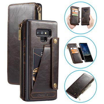 Caseme Business 2 In 1 Samsung Galaxy Note9 Portemonnee Hoesje Coffee huismerk kopen in de aanbieding