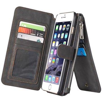 Caseme Wallet Hoesje Voor Iphone 6 Plus6S Plus Zwart 2 In 1 Ontwerp huismerk kopen in de aanbieding