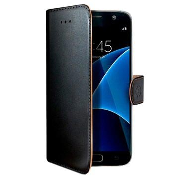 Samsung Galaxy S8 Celly Wally Wallet Case Zwart huismerk kopen in de aanbieding