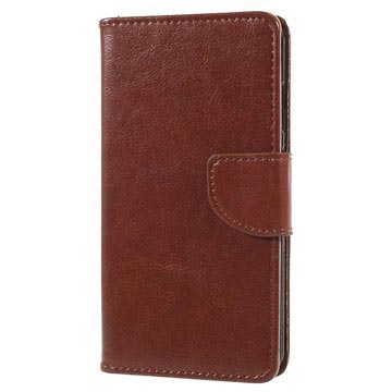 Huawei P10 Lite Klassiek Wallet Case Bruin huismerk kopen in de aanbieding