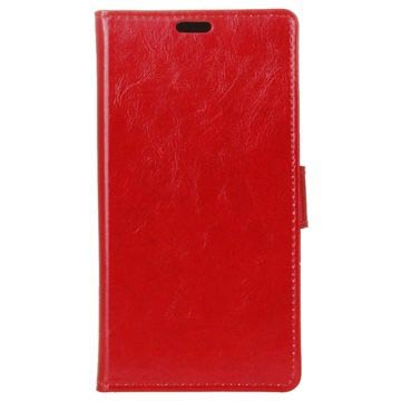 Huawei P10 Klassiek Wallet Case Rood huismerk kopen in de aanbieding