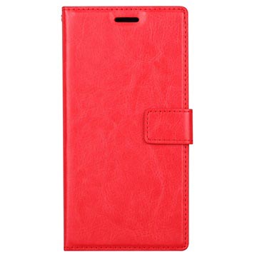 Sony Xperia Xz1 Klassiek Wallet Case Rood huismerk kopen in de aanbieding