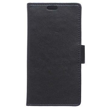 Huawei P8 Lite Klassieke Wallet Hoesje Zwart huismerk kopen in de aanbieding