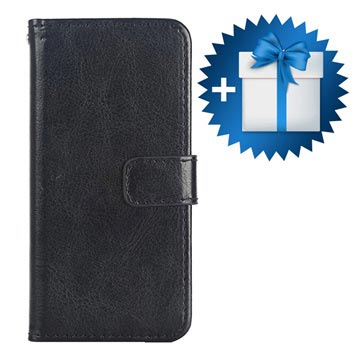 Iphone Se Klassieke Wallet Hoesje Zwart huismerk kopen in de aanbieding