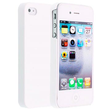 Iphone 4 4S Code Bekleed Hard Cover Wit huismerk kopen in de aanbieding