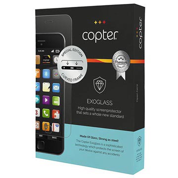 Iphone 7 Plus 8 Copter Exoglass Curved Screenprotector Zwart huismerk kopen in de aanbieding