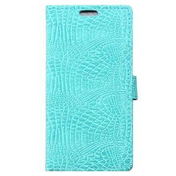 Huawei Honor 6X Krokodil Wallet Case Cyan huismerk kopen in de aanbieding Huawei Honor 6X Krokodil Wallet Case Cyan huismerk kopen in de aanbieding
