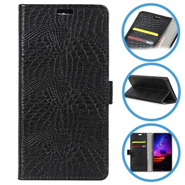 Krokodil Series Lg K10 2018 Wallet Case Zwart huismerk kopen in de aanbieding Krokodil Series Lg K10 2018 Wallet Case Zwart huismerk kopen in de aanbieding