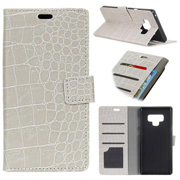 Krokodil Series Samsung Galaxy Note9 Wallet Case Beige huismerk kopen in de aanbieding Krokodil Series Samsung Galaxy Note9 Wallet Case Beige huismerk kopen in de aanbieding