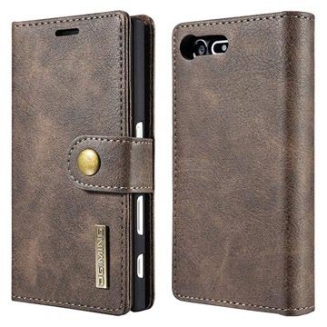 Sony Xperia X Compact Dgming 2 In 1 Wallet Case Coffee huismerk kopen in de aanbieding