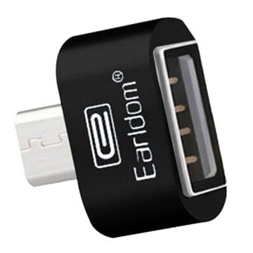 Earldom Microusb Usb Otg Adapter Zwart huismerk kopen in de aanbieding