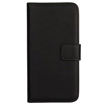 Samsung Galaxy S6 Wallet Leren Hoesje Zwart huismerk kopen in de aanbieding