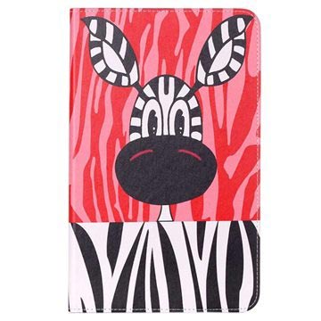 Samsung Galaxy Tab A 101 2016 T580 T585 Glam Flip Cover Zebra huismerk kopen in de aanbieding