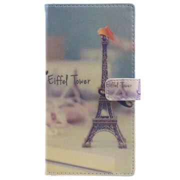 Huawei Y6 2017 Y5 Glam Wallet Case Eiffeltoren huismerk kopen in de aanbieding