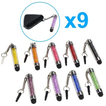Glitter Mini Capacitieve Stylus Pen Met 35Mm Plug 9 St huismerk kopen in de aanbieding Glitter Mini Capacitieve Stylus Pen Met 35Mm Plug 9 St huismerk kopen in de aanbieding