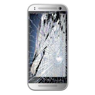 Htc One Mini 2 Lcd En Front Cover Reparatie Zilver huismerk kopen in de aanbieding