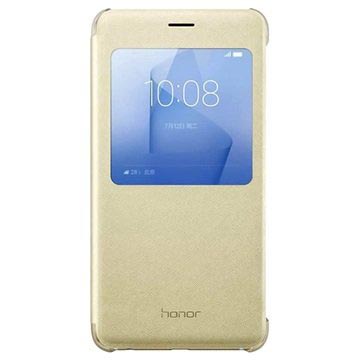 Huawei Honor 8 Kijkvenster Cover Goud huismerk kopen in de aanbieding