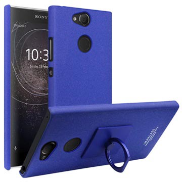 Sony Xperia Xa2 Imak Ring Cover Met Screenprotector Blauw huismerk kopen in de aanbieding