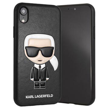 Karl Lagerfeld Ikonik Collection Iphone Xr Cover Zwart huismerk kopen in de aanbieding