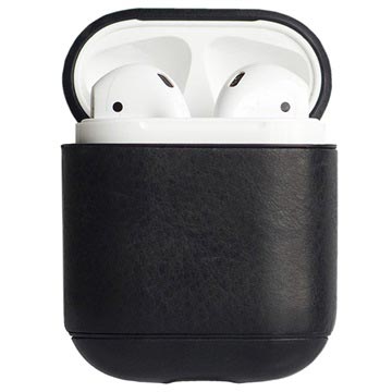 Krusell Sunne Apple Airpods 2 Leren Tas Vintage Zwart huismerk kopen in de aanbieding