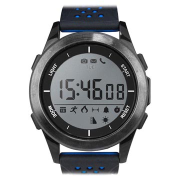 Ksix Fitness Explorer 2 Waterdichte Smartwatch Zwart Blauw huismerk kopen in de aanbieding